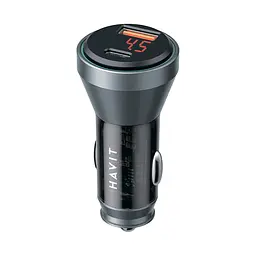 Автомобільний зарядний пристрій HAVIT HV-CC2017 48W USB-A+USB-C HAVIT (28470-000)
