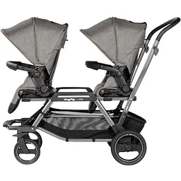Коляска Peg-Perego Duette для двійні сіра - мініатюра 2