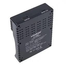 Зарядний пристрій LiitoKala Lii-402 для 4х акумуляторів Li-Ion/LiFePO4/Ni-Mh Black - мініатюра 5