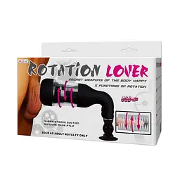 Мастурбатор Baile Rotation Lover USB (чорний) - мініатюра 9