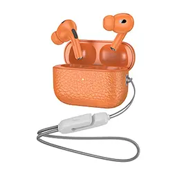 Бездротові навушники Hoco Q9, вакуумні, BT5.3, 40mAh, 300mAh, 7h, orange - мініатюра 2