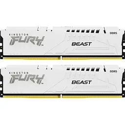 Модуль пам'яті Kingston Fury DDR5 32GB (2x16) 5600MHz Beast White XMP (KF556C40BWK2-32)