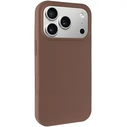 Чохол Epik Silk Full Protective (AA) NO LOGO для Apple iPhone 17 Pro Max / 18 Pro Max (6.9") Коричневий / Brown