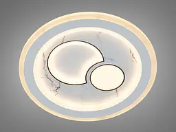 Світильник LED Diasha 6018-300, 48W, 30 см, IP20, метал/акрил, 2640 лм, стельовий/настінний/точковий - мініатюра 2