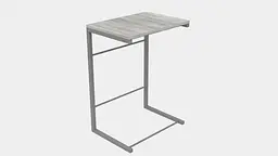 Столик Террі Ferrum-decor 650x440x330 Сірий метал ДСП Бетон 16 мм (FRD-104668) - мініатюра 4