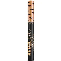 Туш для вій Gosh Rebel Eyes Skinny B, тон 001 (Extreme Black), 9 мл - мініатюра 2