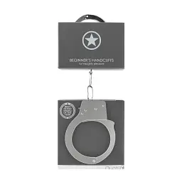 Наручники Ouch! Beginner's Handcuffs (сріблястий) - мініатюра 3