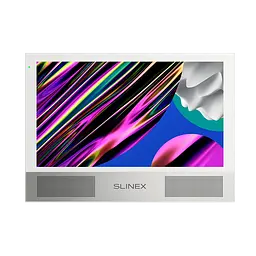 AHD відеодомофон Slinex Sonik 7 (white), 7” сенсорний IPS екран, запис руху, слот microSD, 176×133×20 мм