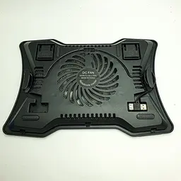 Підставка для ноутбука охолодна до 15” LED підсвічування 33x23см 1 вентилятор UKC N133 чорний - мініатюра 3