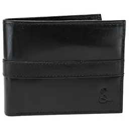 Портмоне чоловіче шкіряне Semi Line RFID Black (P8265-0) - мініатюра 1