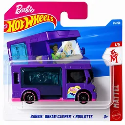 Базова машинка Hot Wheels Mattel Barbie Dream Camper фіолетова (5785) JJK72-N521