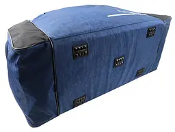 Сумка спортивна Wallaby з нейлону 59 л 48×32×28 см Синя з чорним - мініатюра 8