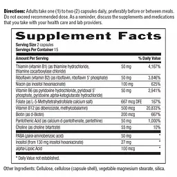 Коензим В-комплексу Country Life Coenzyme B-Complex 30 вегетаріанських капсул - мініатюра 4