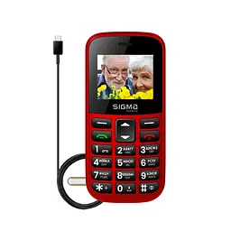 Мобільний телефон Sigma mobile Comfort 50 CF115 EASY Red (UA UCRF)