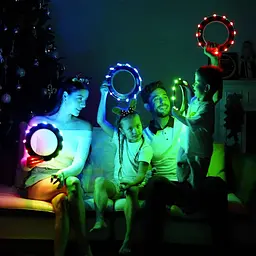 Фрісбі TOSY 16 мільйонів кольорів RGB або 12 світлодіодів, супер яскравий, режим втрачених, автоматичне освітлення - мініатюра 3