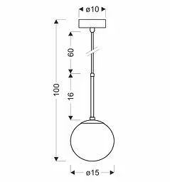 Люстра Candellux 31-09586 Pompei - мініатюра 4