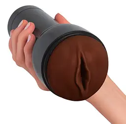 Мастурбатор Kiiroo Feel Stroker Dark Brown для секс-машини Kiiroo Keon, 22 см - мініатюра 3
