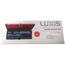 Набір тріскачок з головками Luxis M190708001 17 шт. - мініатюра 3