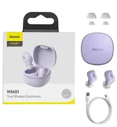 Навушники Baseus TWS WM01 TWS purple (NGTW240005) - мініатюра 7