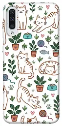 TPU чохол Demsky Cats pattern для Samsung Galaxy A50 (A505F) / A50s / A30s
