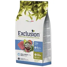 Корм Exclusion Adult Tuna Small Breed для дорослих собак малих порід з тунцем 0,5 кг