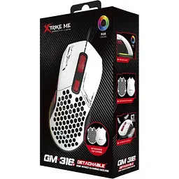Миша Xtrike Me GM-316 RGB White (GM-316W) - мініатюра 9