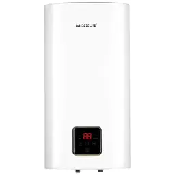 Водонагрівач Mixxus EWH-15100 CUBE DRY 100 л, 2 кВт, сухий ТЕН, вертикальний, квадратний, білий (WH0619)