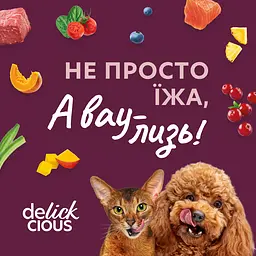 Набір корм вологий для котів Delickcious Набір №3 340 г (85 г х 4 шт.) - мініатюра 3
