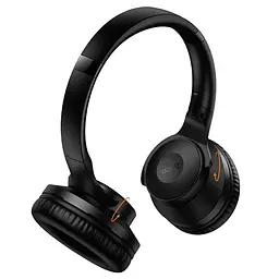 Накладні бездротові навушники Hoco W71 Cool sound Black - мініатюра 4
