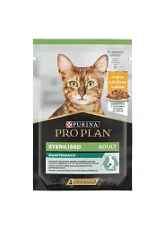 Purina Pro Plan Sterilised - Вологий корм з куркою для стерилізованих кішок і кастрованих котів 85 г