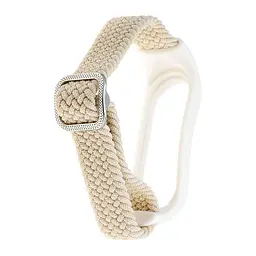 Ремінець Braided Buckle Enhanced Mi Band 3/4/5/6/7 Білий Sand - мініатюра 2