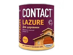 Лазур CONTACT 2,5л для деревини Каштан