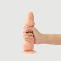 Реалістичний фалоімітатор Strap-On-Me Sliding Skin Realistic Dildo Vanille - S - мініатюра 8