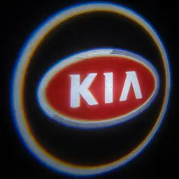 Картридж-вставка логотипу Kia №40 на двері 1 шт. (Red)