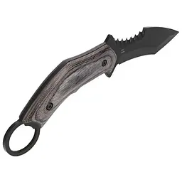 Ніж із фіксованим клинком SOG Phantom Edge 4.75 Чорний-Сірий - мініатюра 3