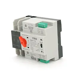 Автомат введення резерву (АВР) двополюсний YRQ2PC-125, 220V/125A на DIN-рейку для генераторів - мініатюра 2