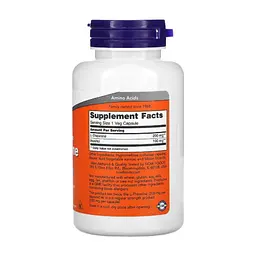 Амінокислота Now Foods L-Теанін, L-Theanine, Double Strength, 200 мг, 120 вегетаріа (NOW-00148) - мініатюра 2