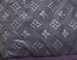 Ковдра двоспальна закрита Arda Ромб 21527 175х215 см бузково-сіра - мініатюра 2