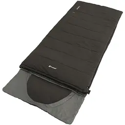 Спальний мішок Outwell Contour Reversible/+2°C Midnight Black Right (230382) - мініатюра 2
