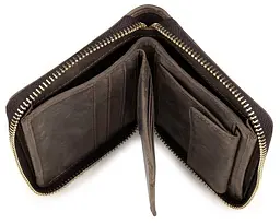 Чоловічий шкіряний гаманець Vintage 10х11,5 см acs0015368 - мініатюра 4