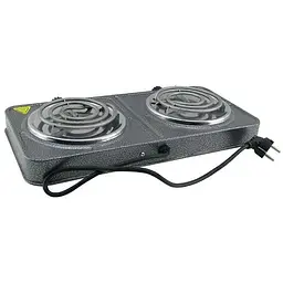 Плита настільна Domotec MS-5802 електрична двокомфоркова 2000 Вт - мініатюра 2