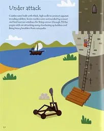 Sticker Books. Knights and Castles - мініатюра 4