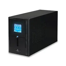 Джерело безперебійного живлення Kraft KRF-PSW1500VA/1200W(LCD)24V UPS під зовнішній акумулятор (42-00062)