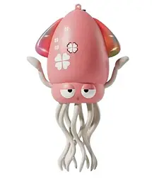 Танцюючий восьминіг Squid Electric Dance музична іграшка для дітей Рожевий
