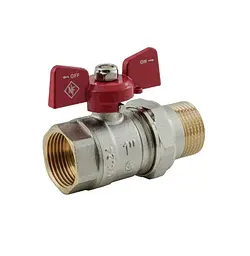 Кран кульовий з американкою Nolf classic 1" прямий NFC.921-10 (NF3152) - мініатюра 3