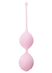 Вагінальні кульки Silicone Kegel Balls рожеві 36 мм