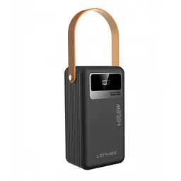 Зовнішній акумулятор Power Bank LENYES PX691D, 60000 мА·год, швидка зарядка PD 22.5W, чорний