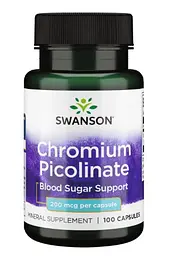 Хром пиколинат Chromium Picolinate 200 mg 100 caps