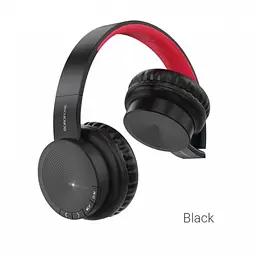 Бездротова Bluetooth стерео гарнітура Borofone BO11 Чорні - мініатюра 2
