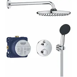 Душова система прихованого монтажу термостатична Grohe QuickFix Precision Grohtherm 34883000, Хром